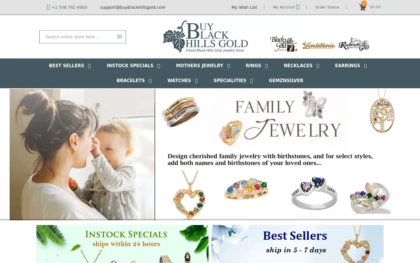 Screenshot of buyblackhillsgold.com
