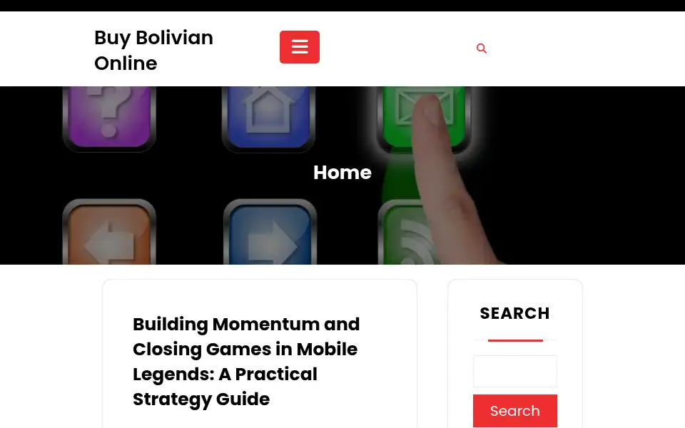Screenshot of buybolivianonline.com