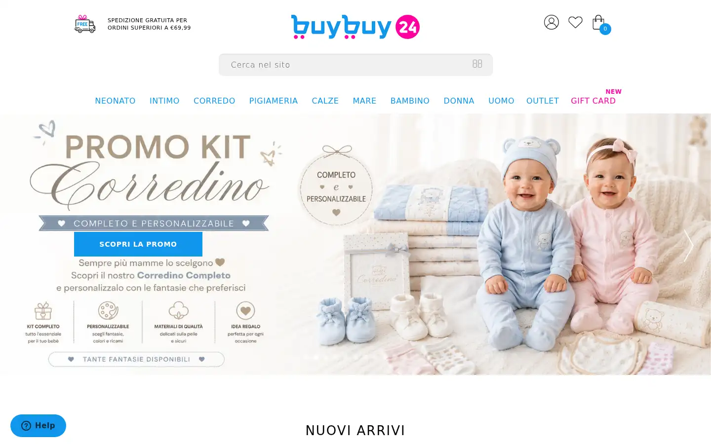 Screenshot of buybuy24.it