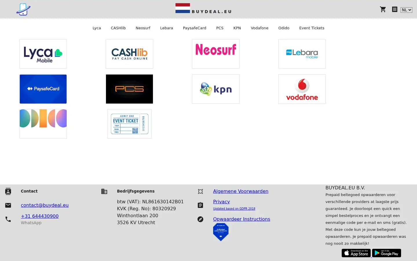 Screenshot of buydeal.eu
