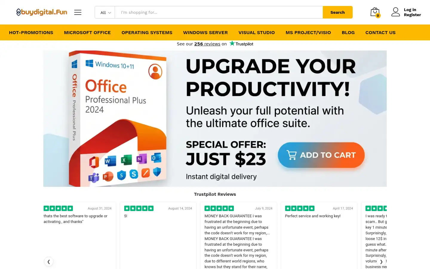 Screenshot of buydigital.fun