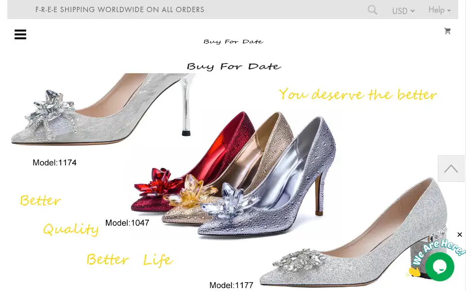 Screenshot of buyfordate.com