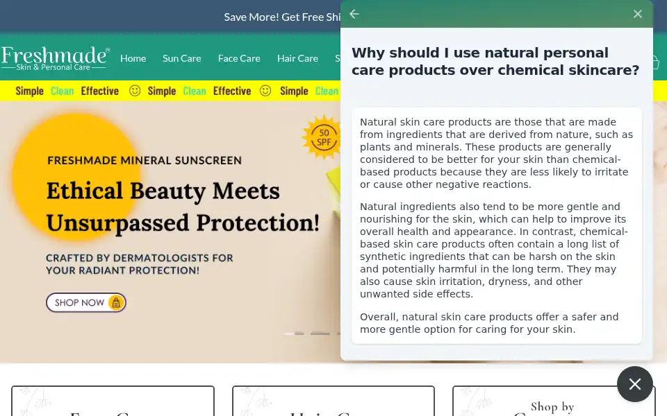 Screenshot of buyfreshmade.com