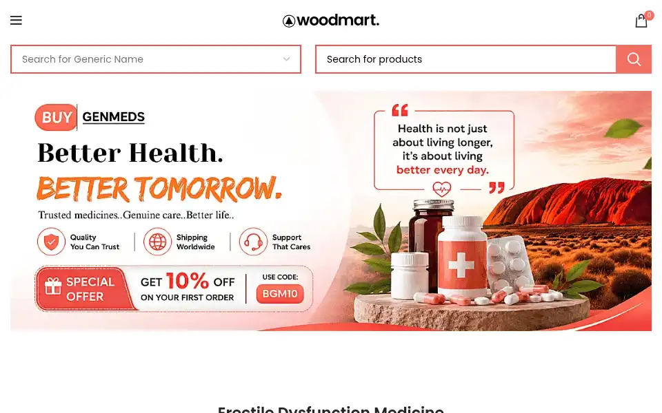 Screenshot of buygenmeds.com