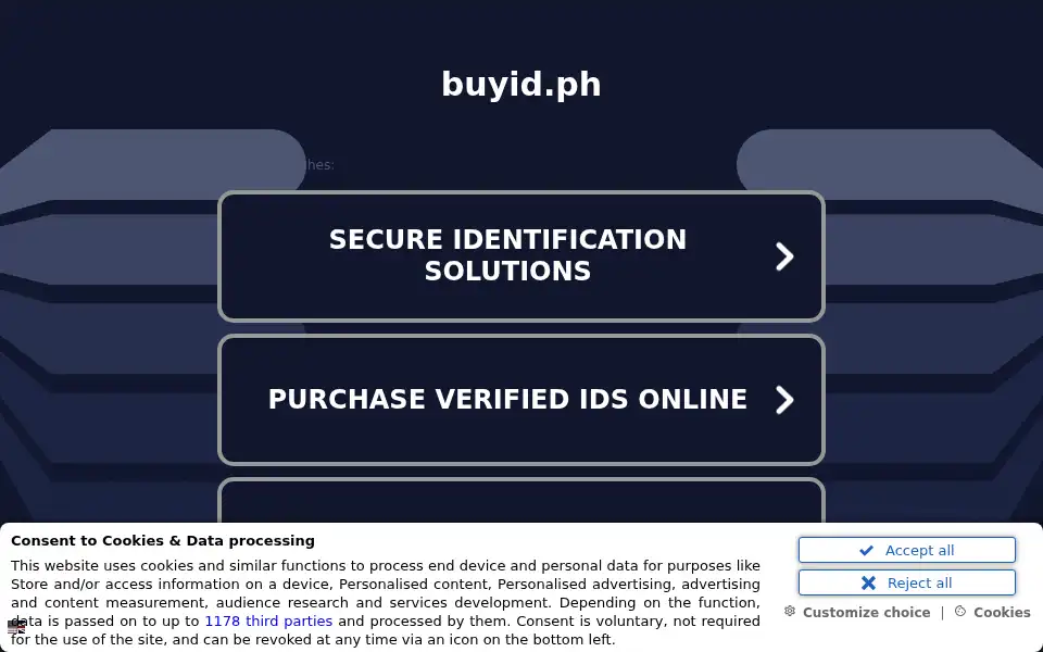 Screenshot of buyid.ph