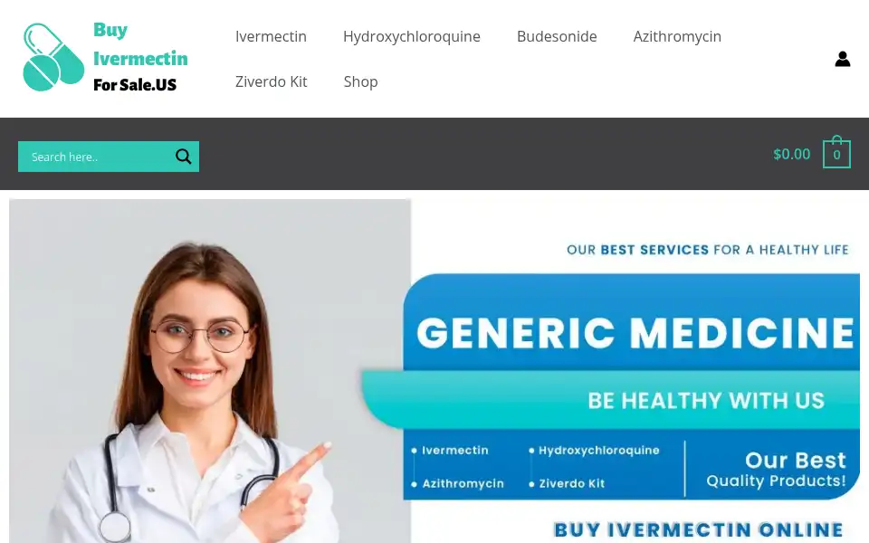 Screenshot of buyivermectinforsale.us