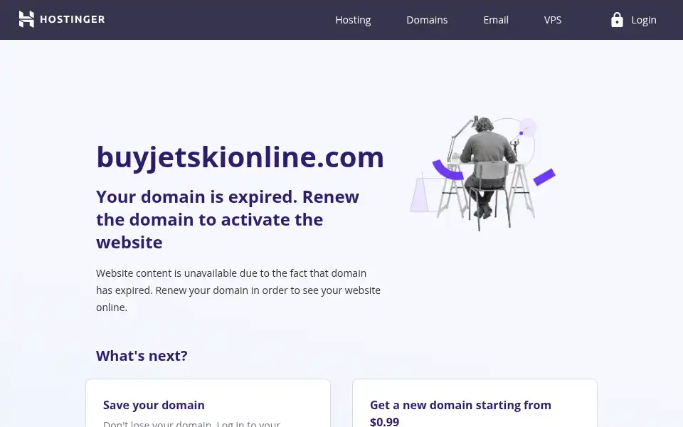 Screenshot of buyjetskionline.com