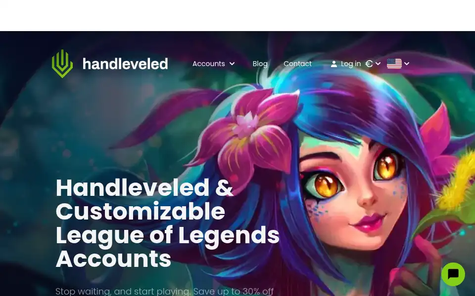 Screenshot of buylolsmurf.com
