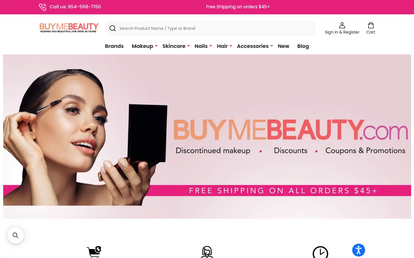 Screenshot of buymebeauty.com