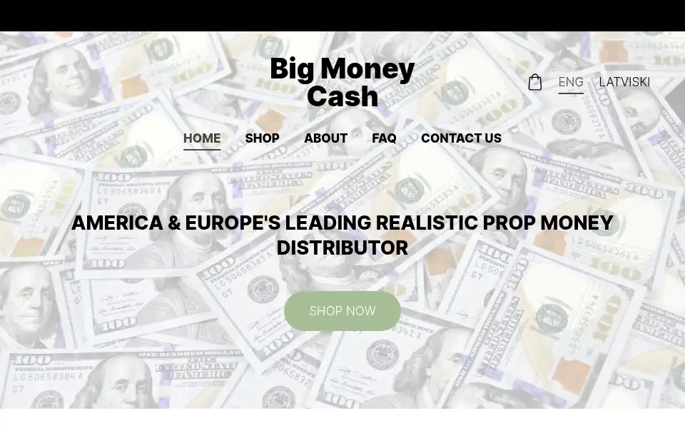 Screenshot of buypropcash.com