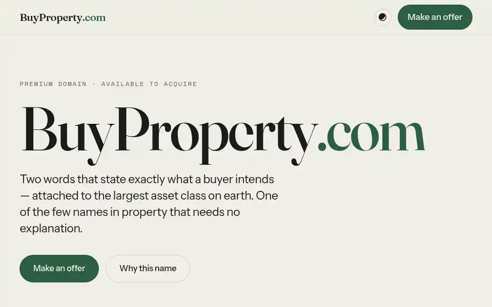 Screenshot of buyproperty.com