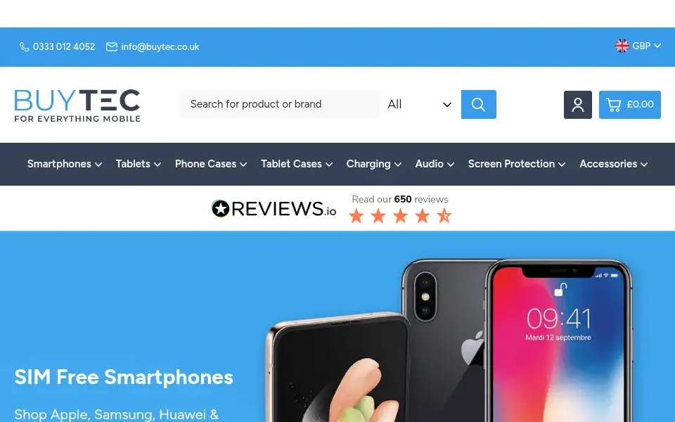Screenshot of buytec.co.uk