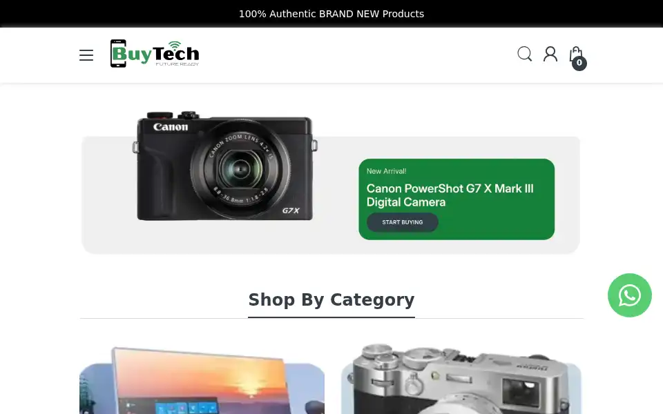 Screenshot of buytech.ae
