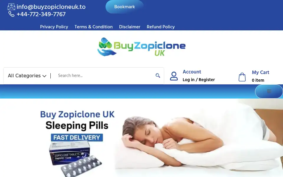 Screenshot of buyzopicloneuk.to