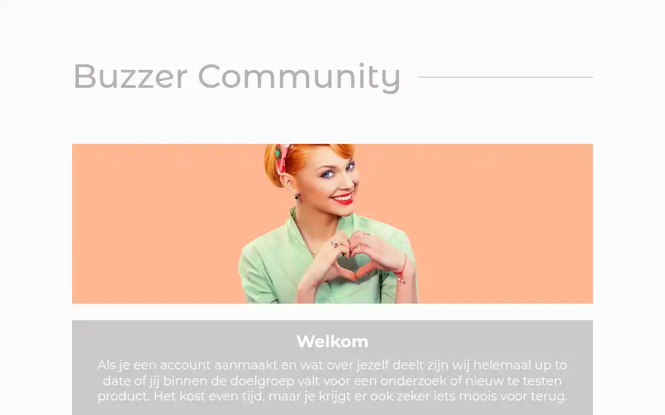 Screenshot of buzzercommunity.com