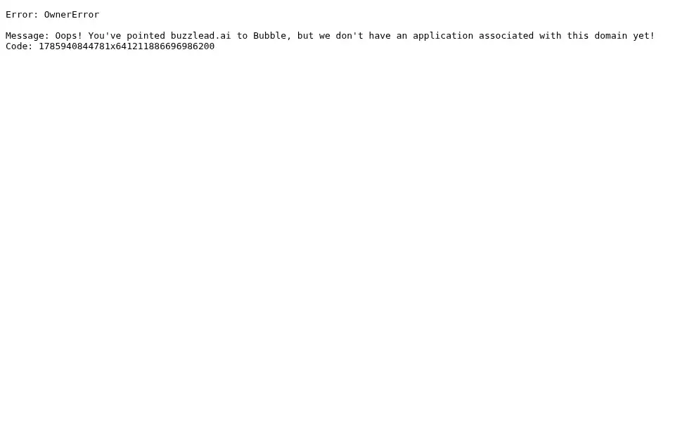 Screenshot of buzzlead.ai