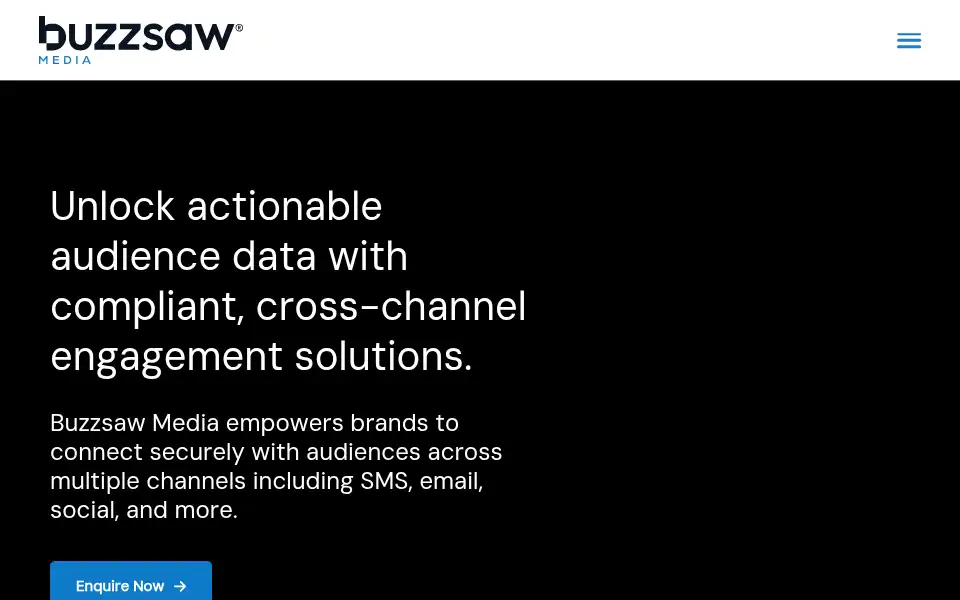 Screenshot of buzzsaw.media
