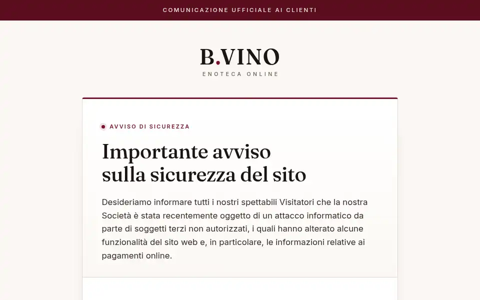 Screenshot of bvino.it