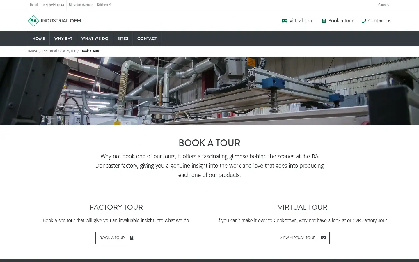 Screenshot of byba.co.uk