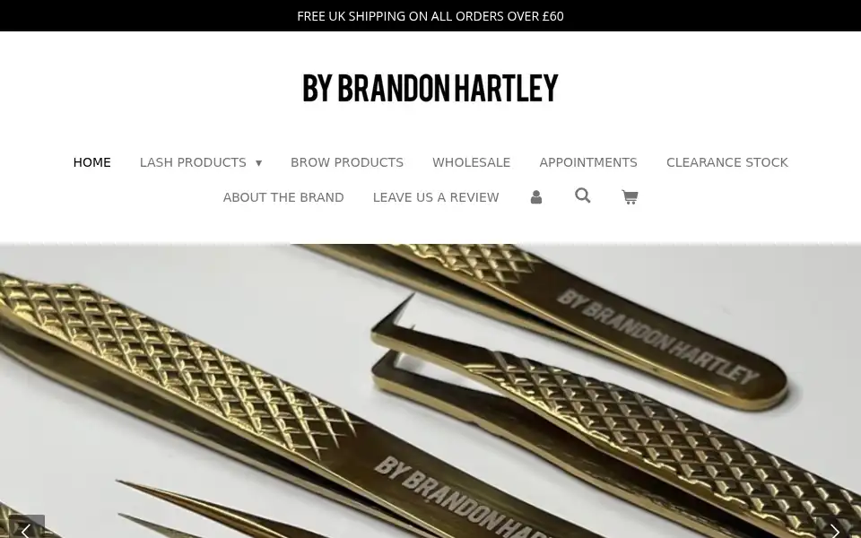 Screenshot of bybrandonhartley.com