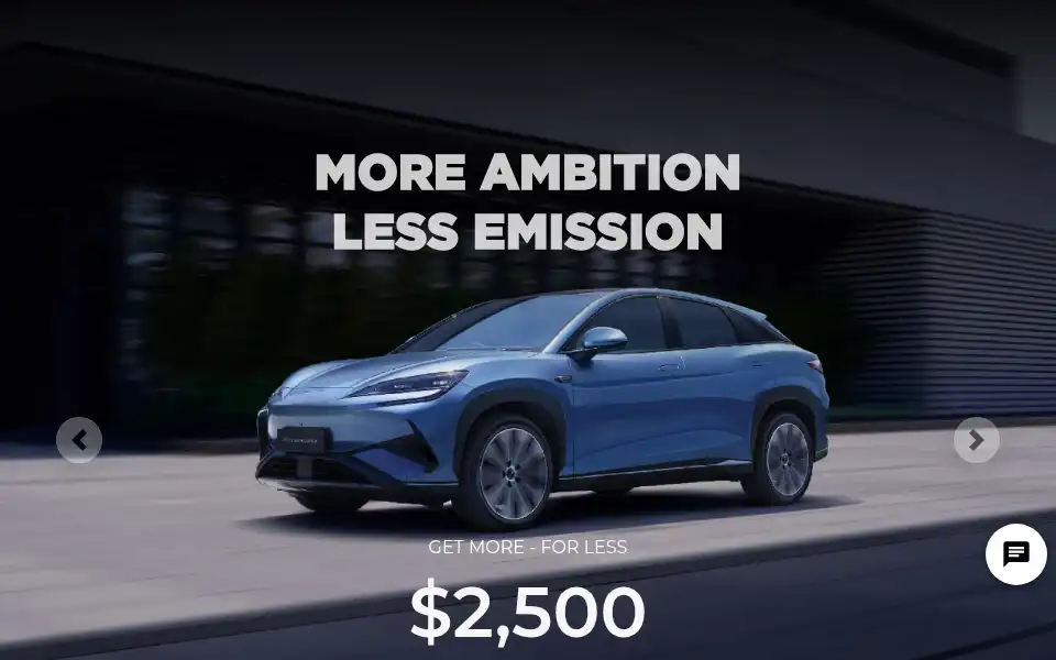 Screenshot of bydautomotive.com.au