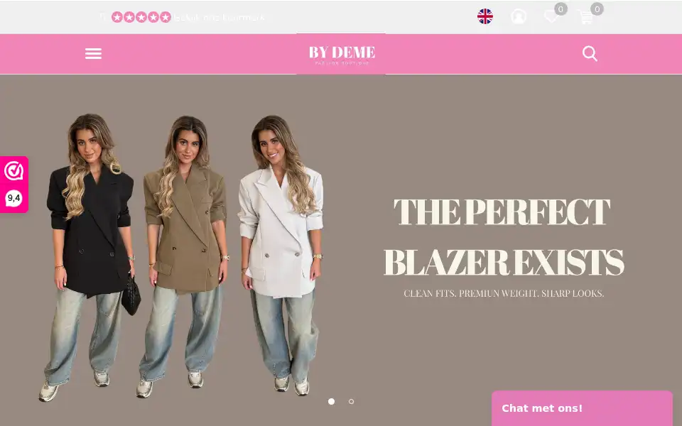 Screenshot of bydeme.nl