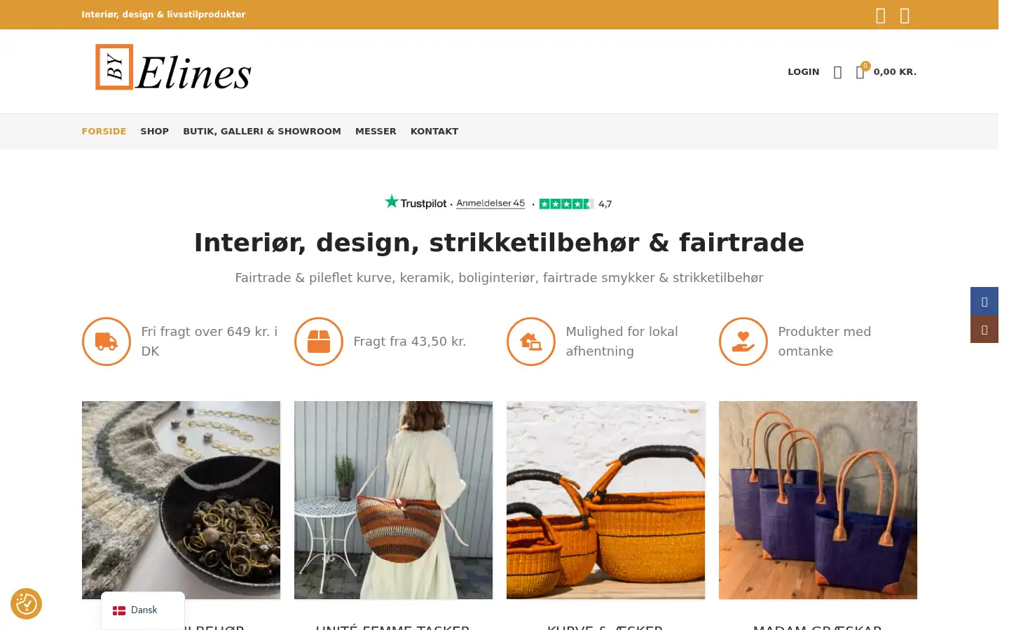 Screenshot of byelines.dk