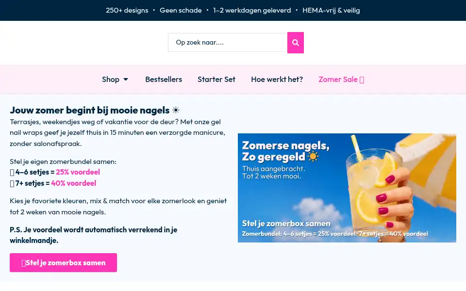 Screenshot of byemily.nl