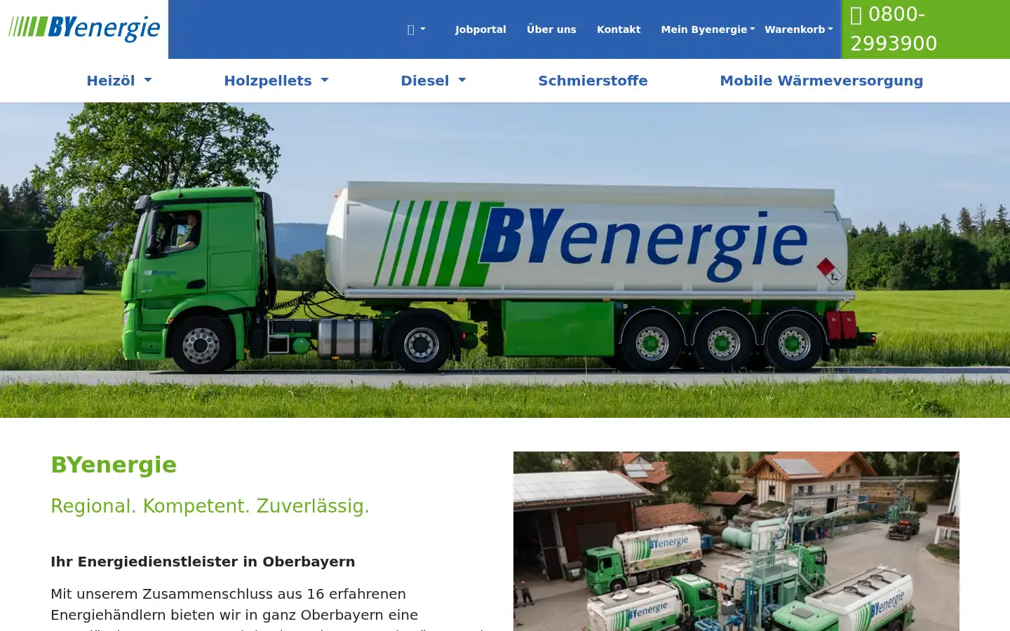 Screenshot of byenergie.de