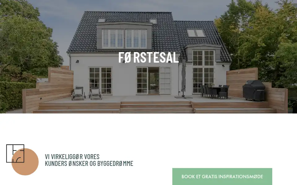 Screenshot of byensarkitekter.dk
