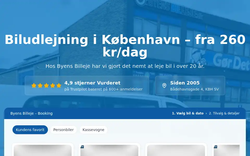 Screenshot of byensbilleje.dk
