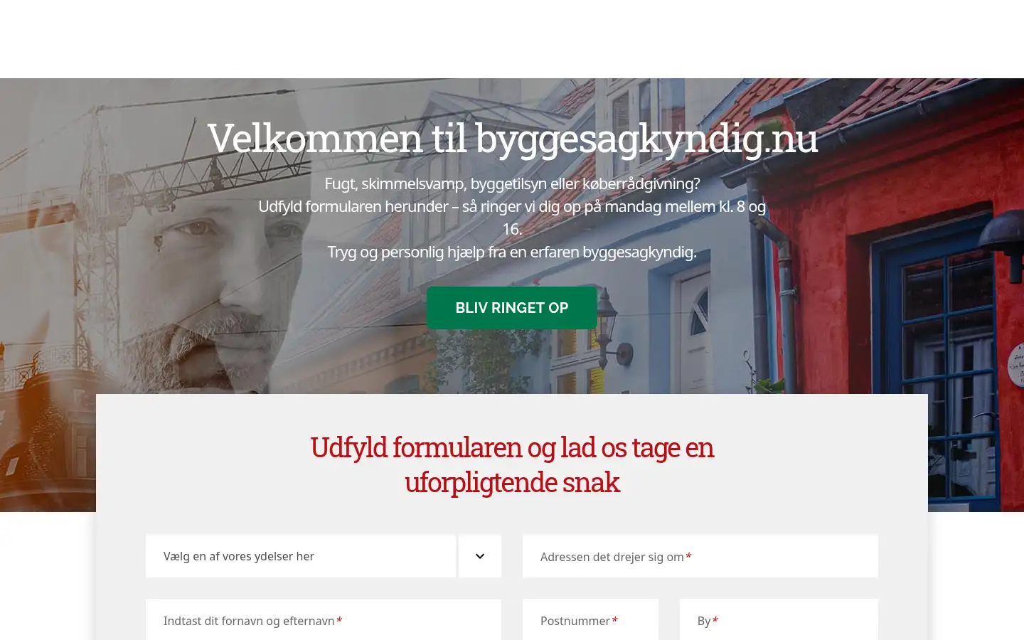 Screenshot of byggesagkyndig.nu
