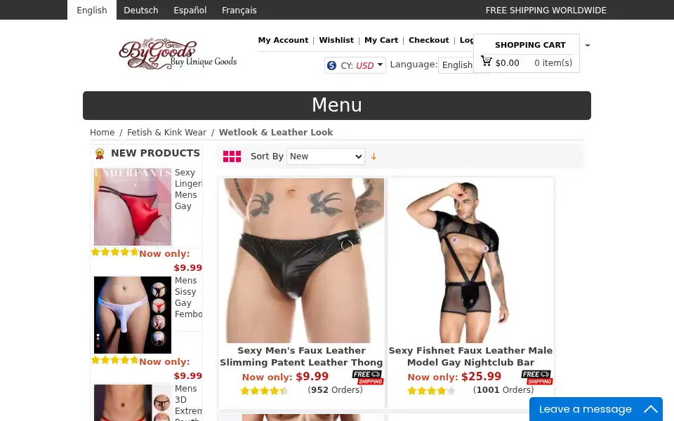 Screenshot of bygoods.com