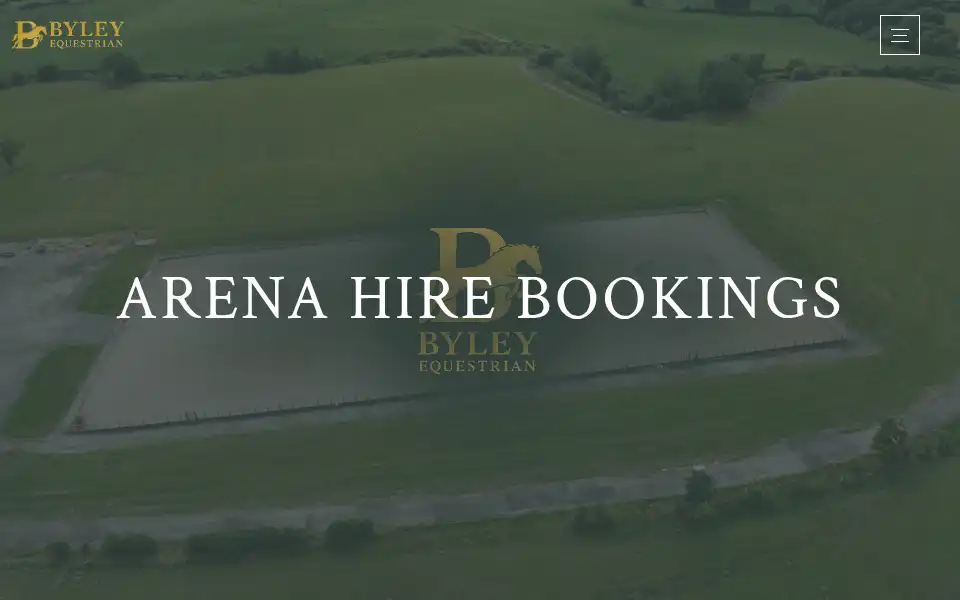 Screenshot of byleyequestrian.co.uk