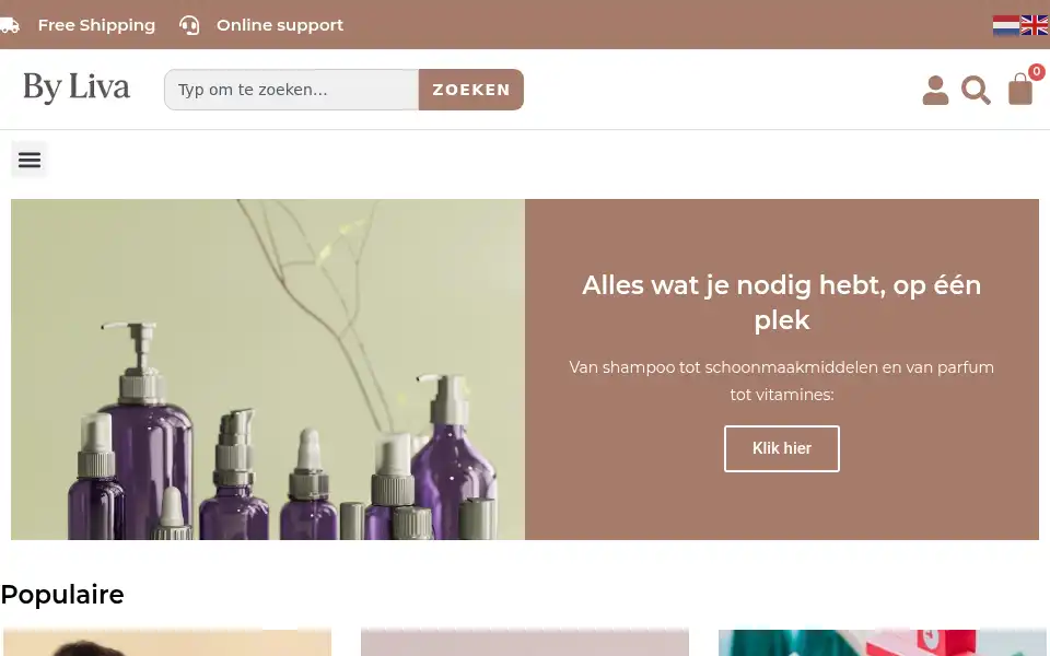 Screenshot of byliva.nl