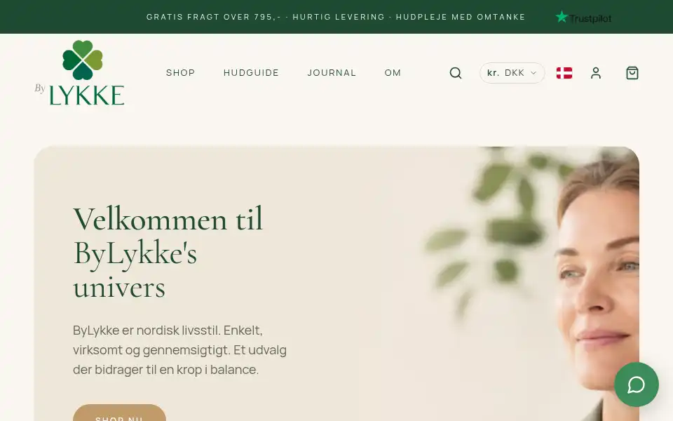 Screenshot of bylykke.com