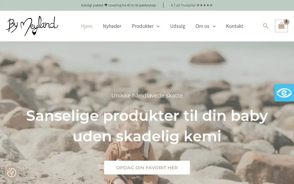Screenshot of bymeyland.dk