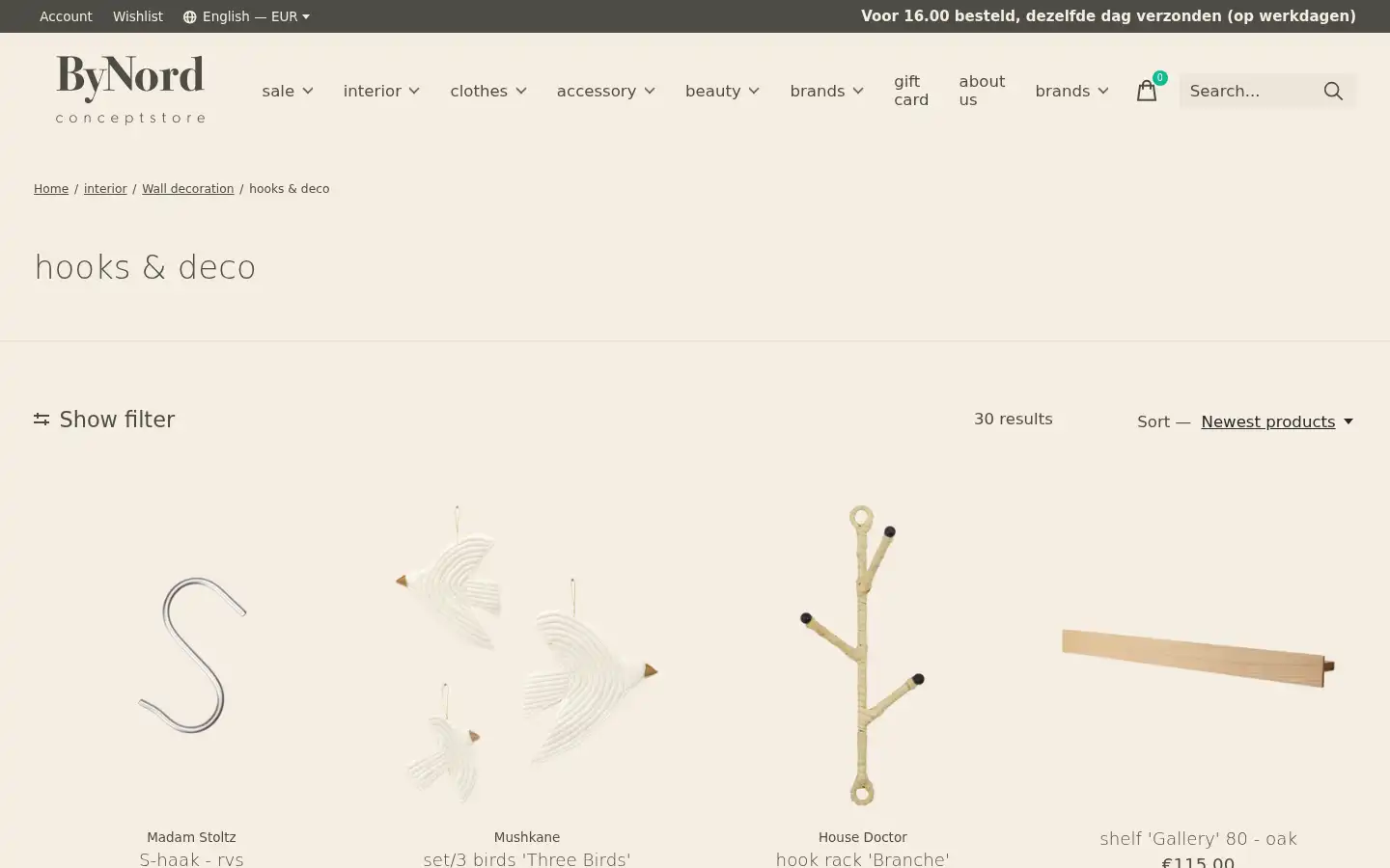 Screenshot of bynord.nl