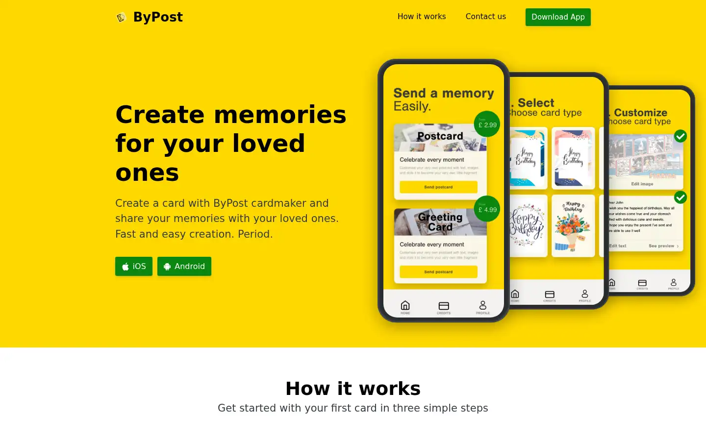 Screenshot of bypost.com