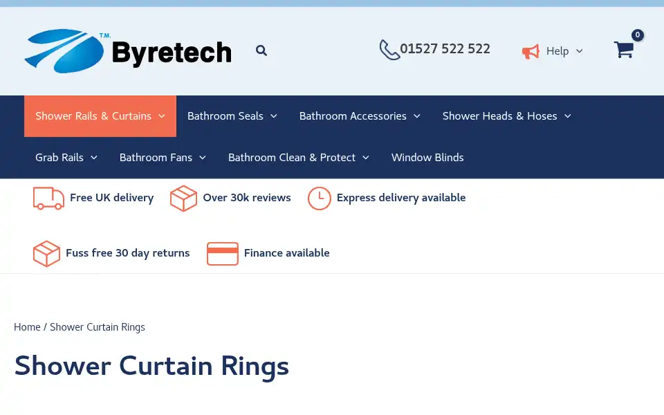 Screenshot of byretech.com