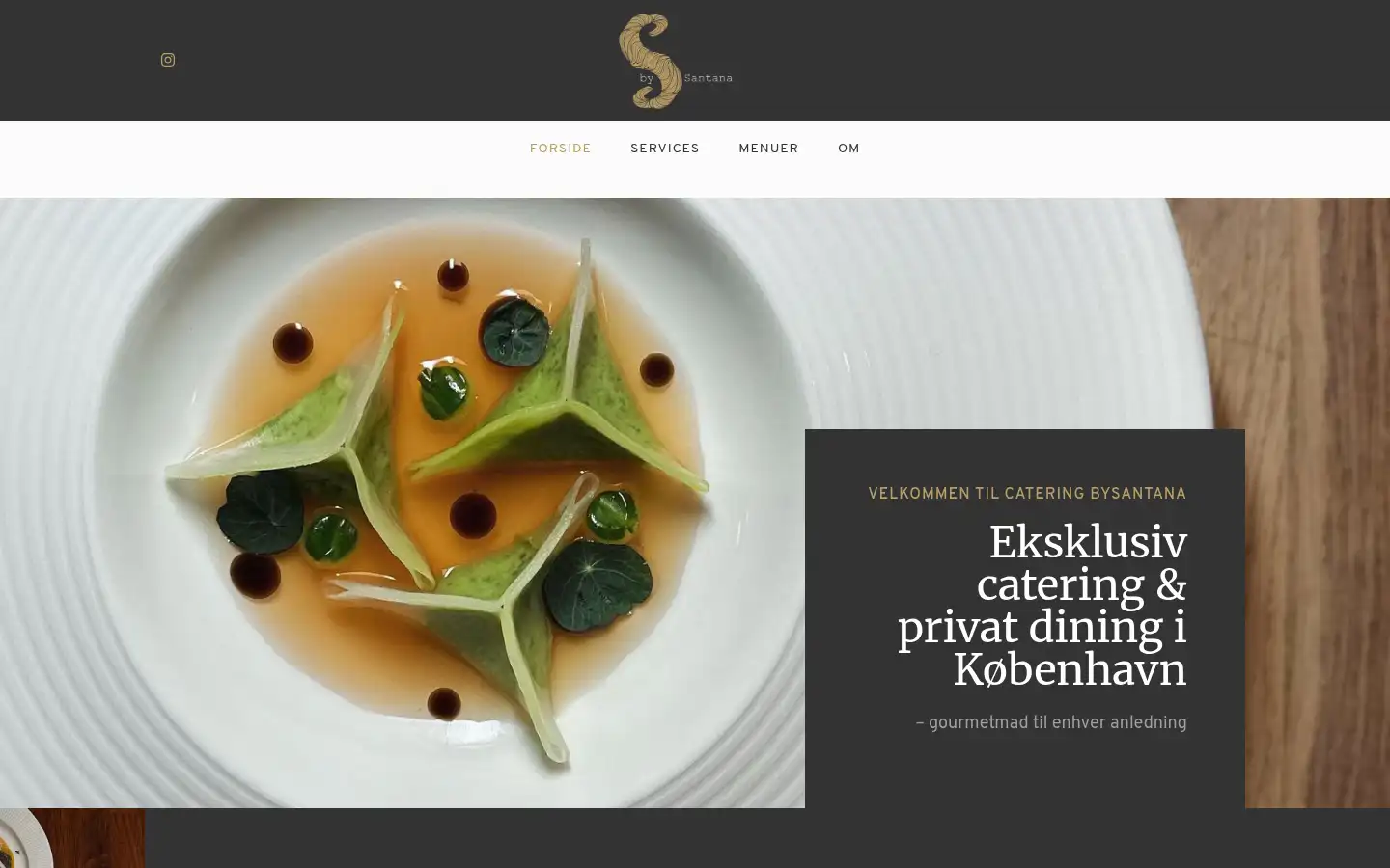 Screenshot of bysantana.dk