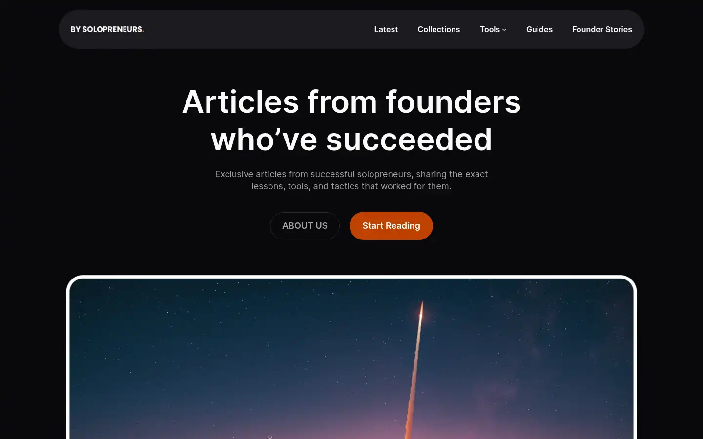 Screenshot of bysolopreneurs.com