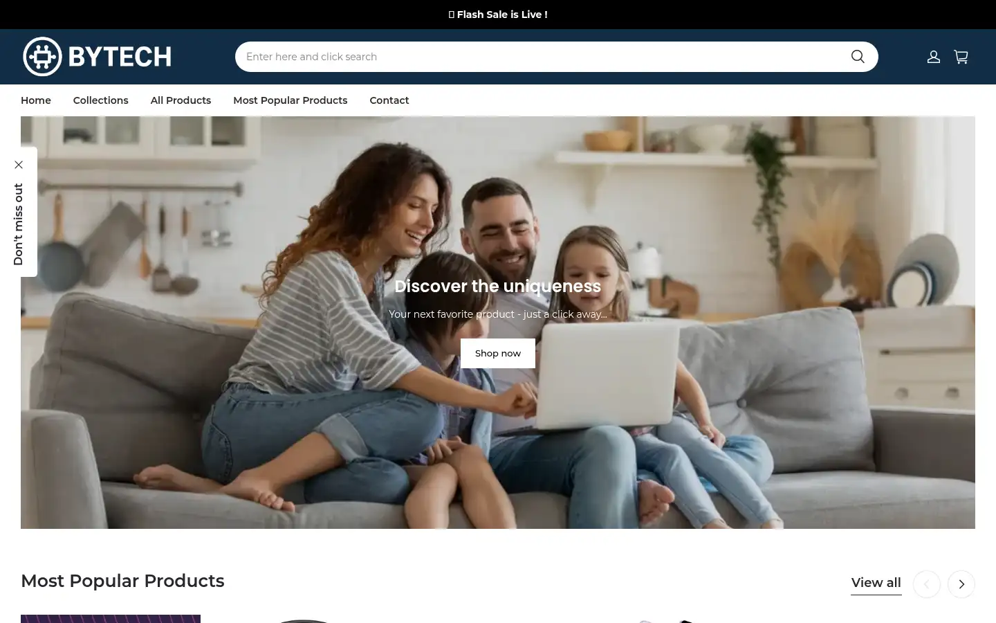 Screenshot of bytechlabs.net