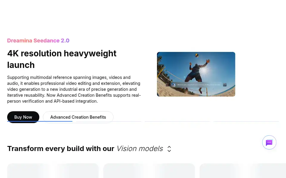 Screenshot of byteplus.com