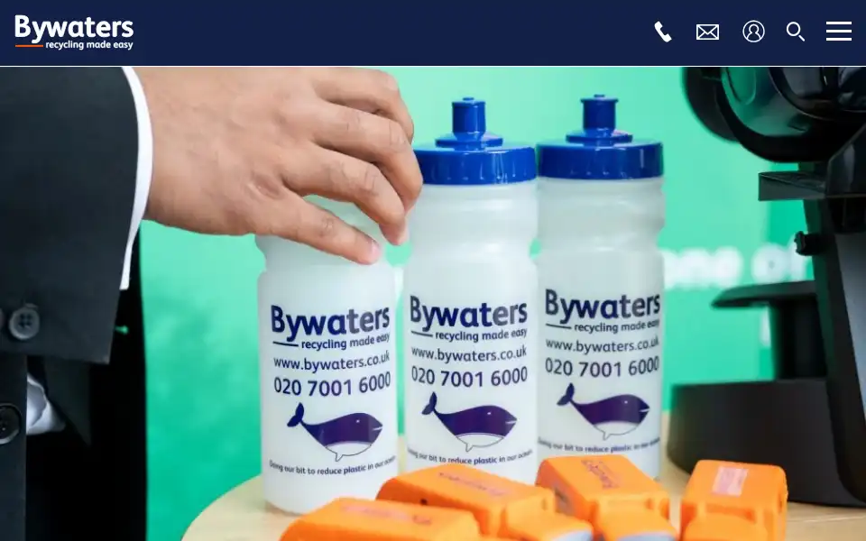 Screenshot of bywaters.co.uk