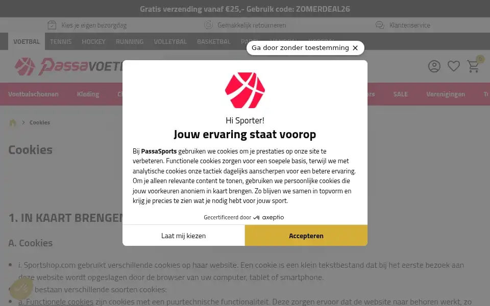 Screenshot of bzoox.nl