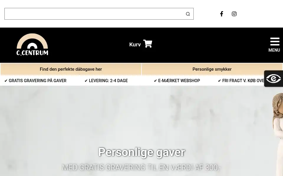 Screenshot of c-centrum.dk