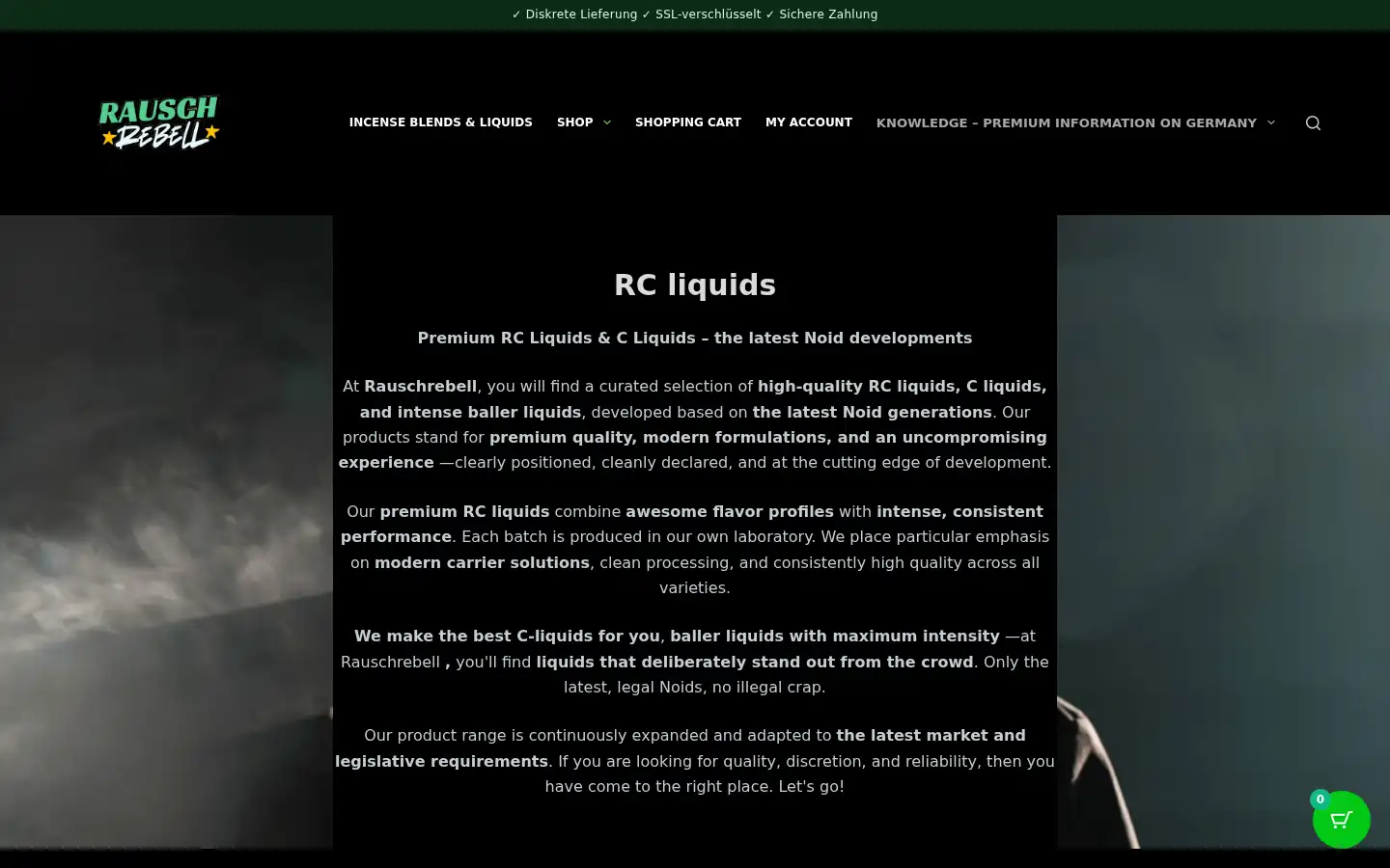 Screenshot of c-liquid.shop