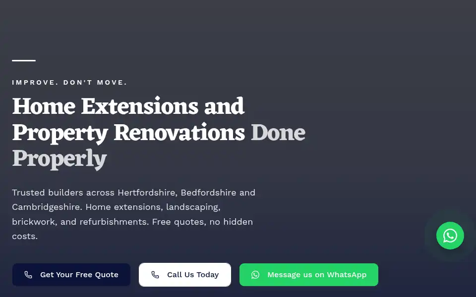 Screenshot of c2buildworks.co.uk