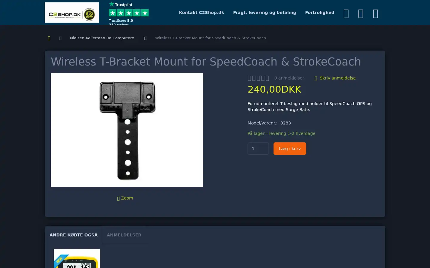Screenshot of c2shop.dk